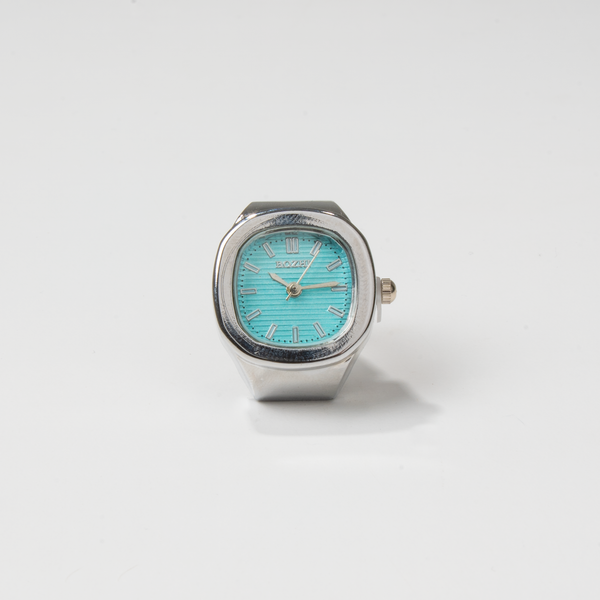 NAUTILUS ANILLO | PLATA AZUL