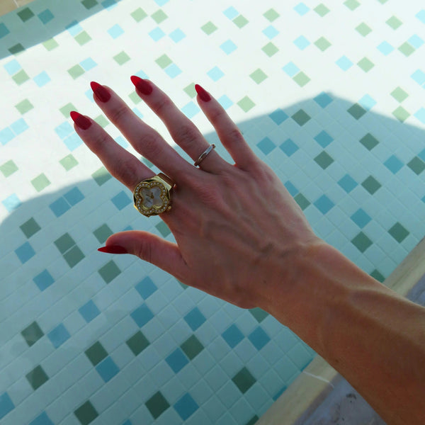 CLEEF ANILLO | ORO BLANCO