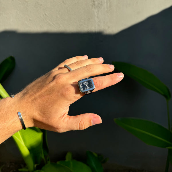 VINTAGE ANILLO | PLATA NEGRO