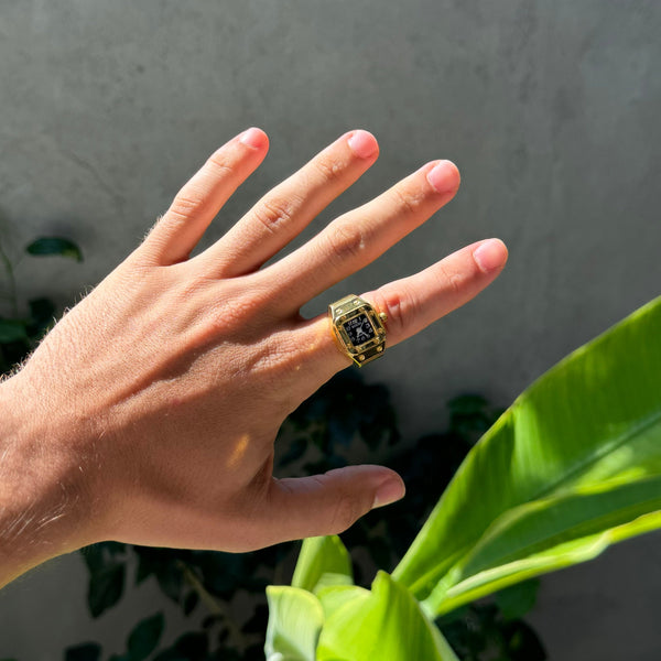 SANTOS ANILLO | ORO NEGRO