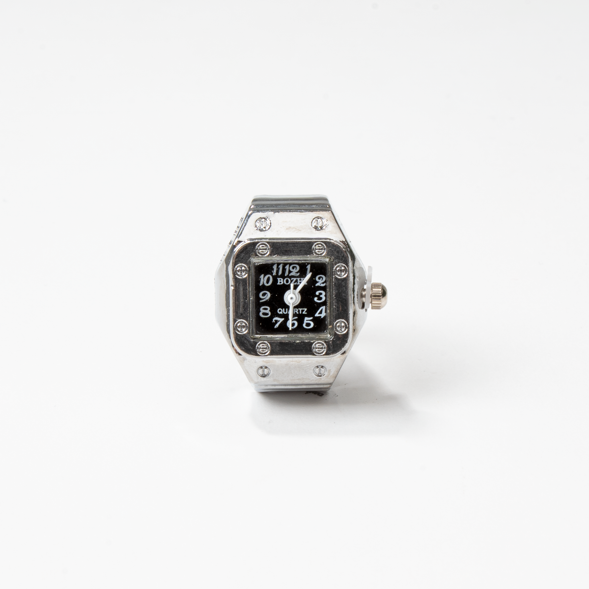 SANTOS ANILLO | PLATA NEGRO