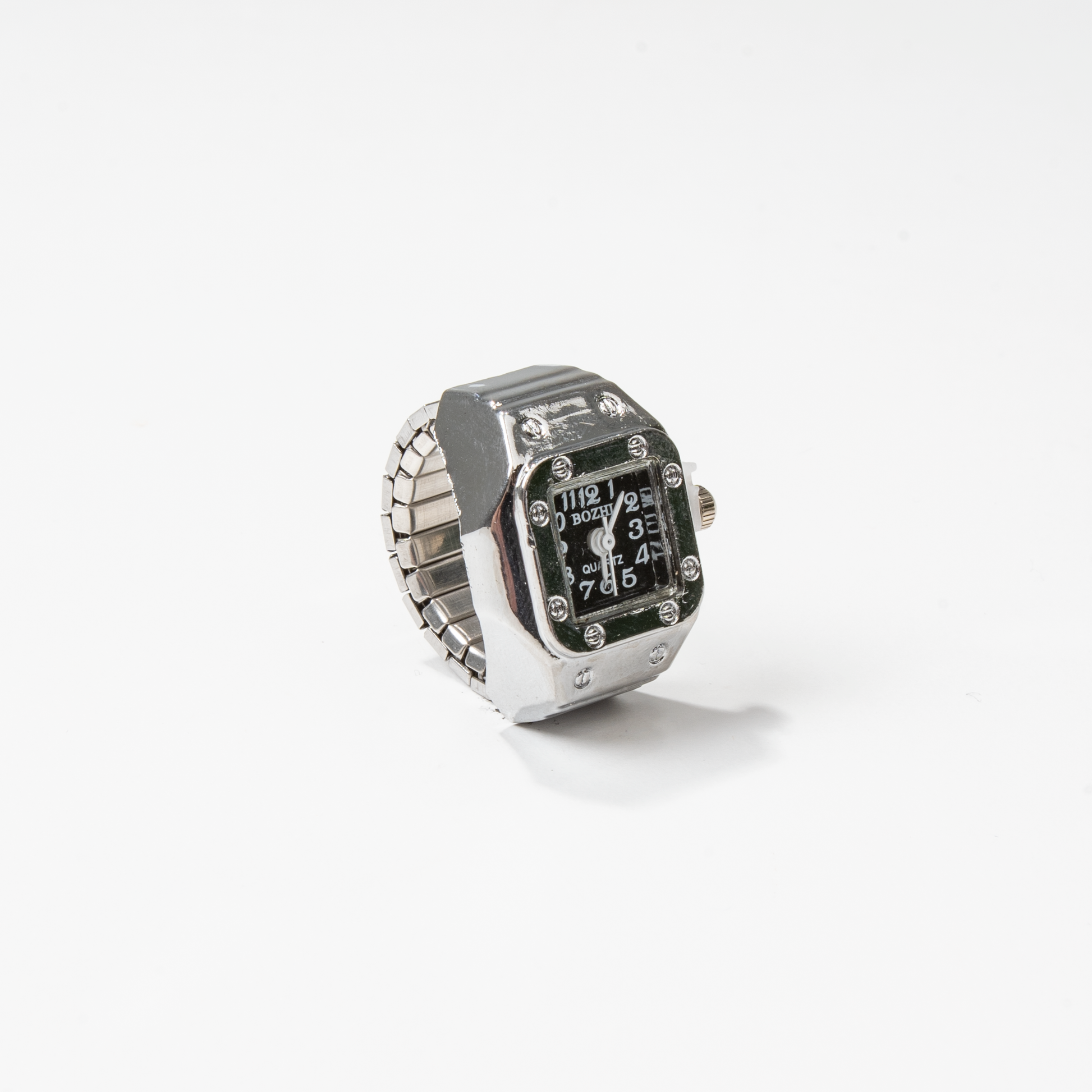 SANTOS ANILLO | PLATA NEGRO