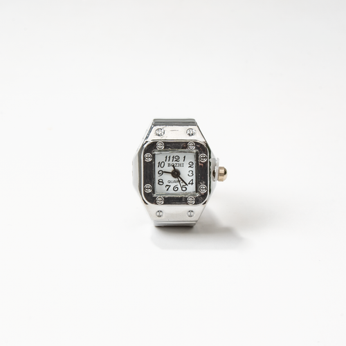 SANTOS ANILLO | PLATA BLANCO