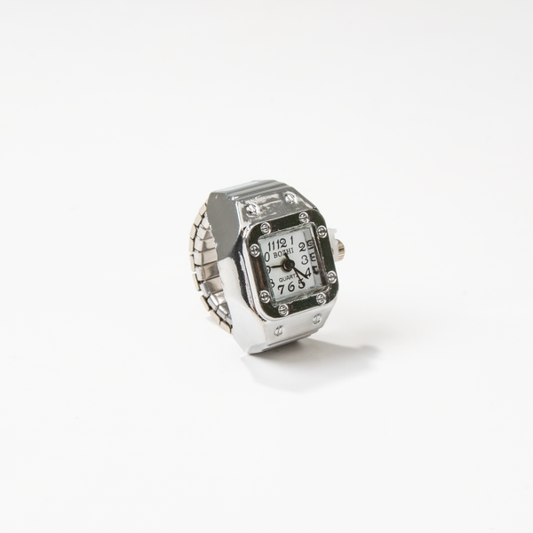 SANTOS ANILLO | PLATA BLANCO