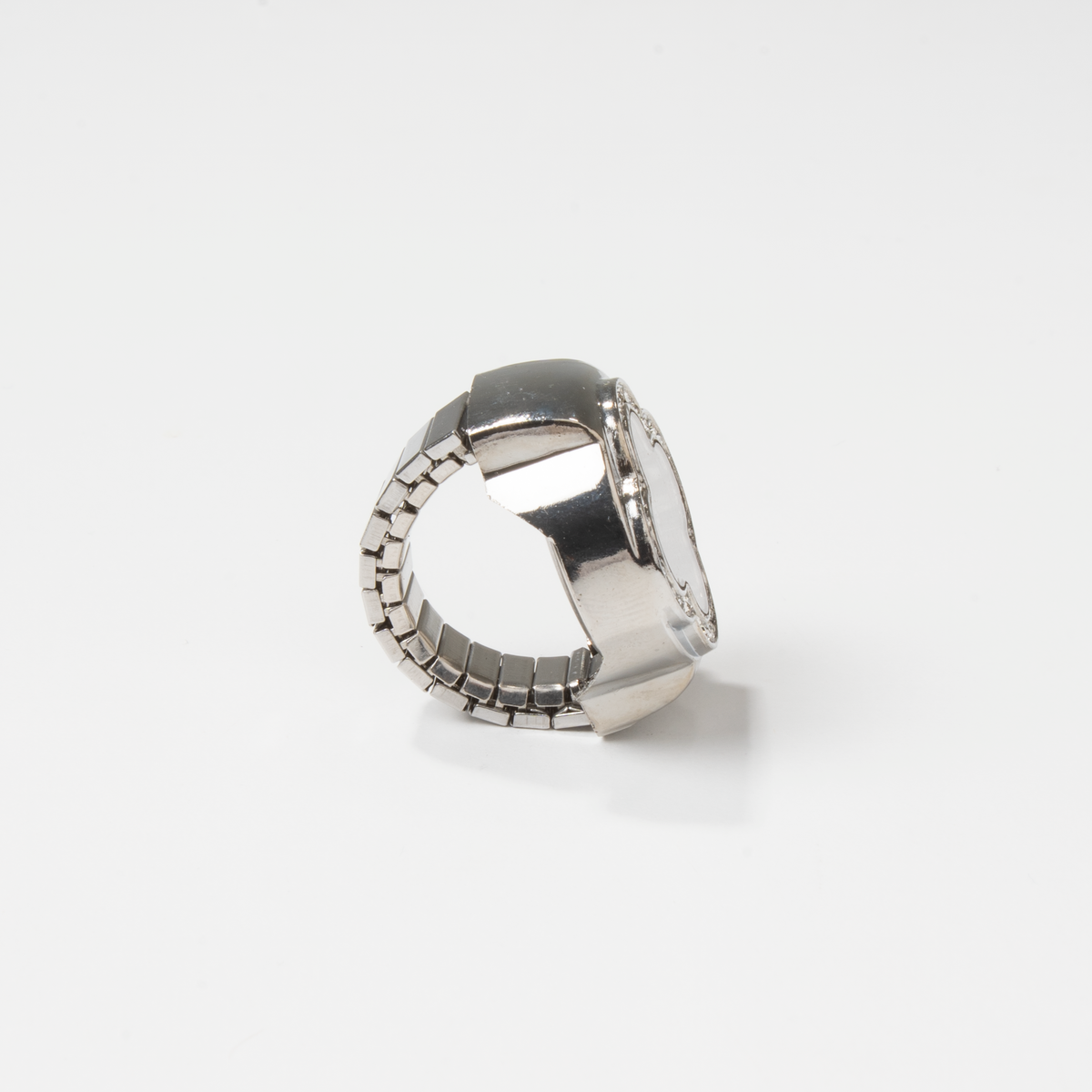Anillo reloj Cleef Plata Verde — Bozhi Time (imagen 3)