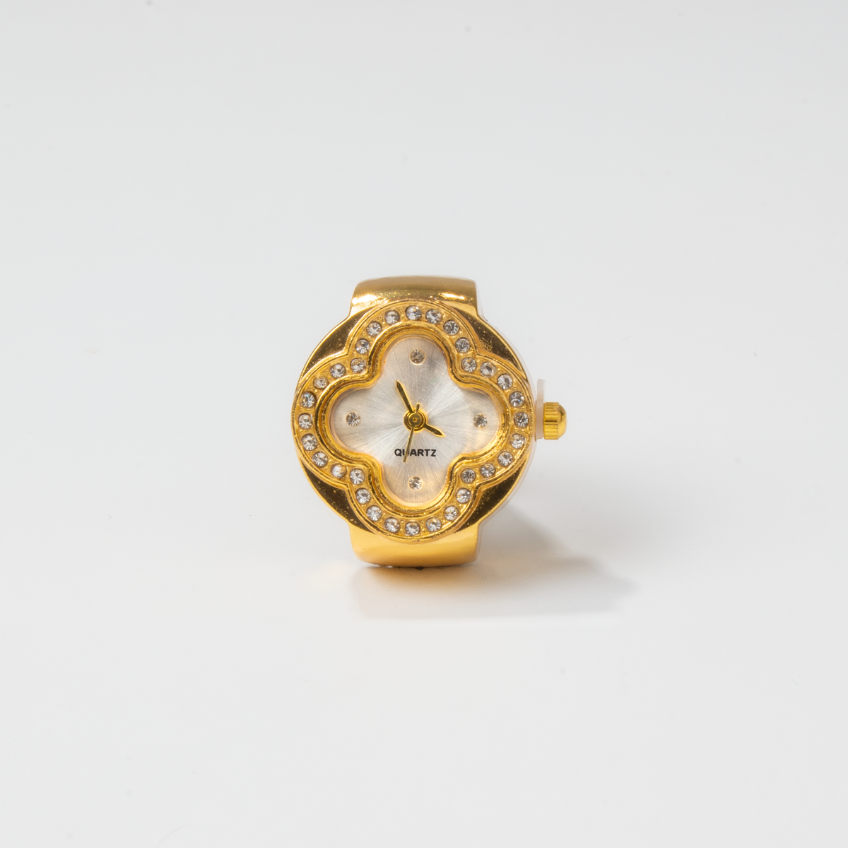 Anillo reloj Cleef Oro Blanco — Bozhi Time