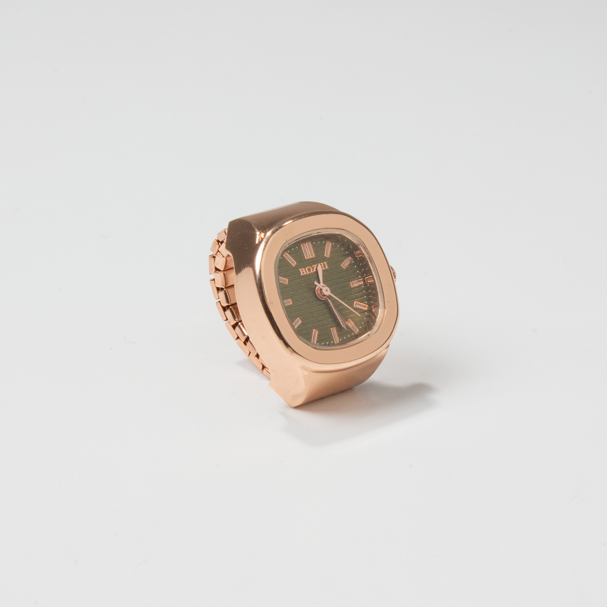 Anillo reloj Nautilus Oro Rosa Blanco — Bozhi Time (imagen 3)