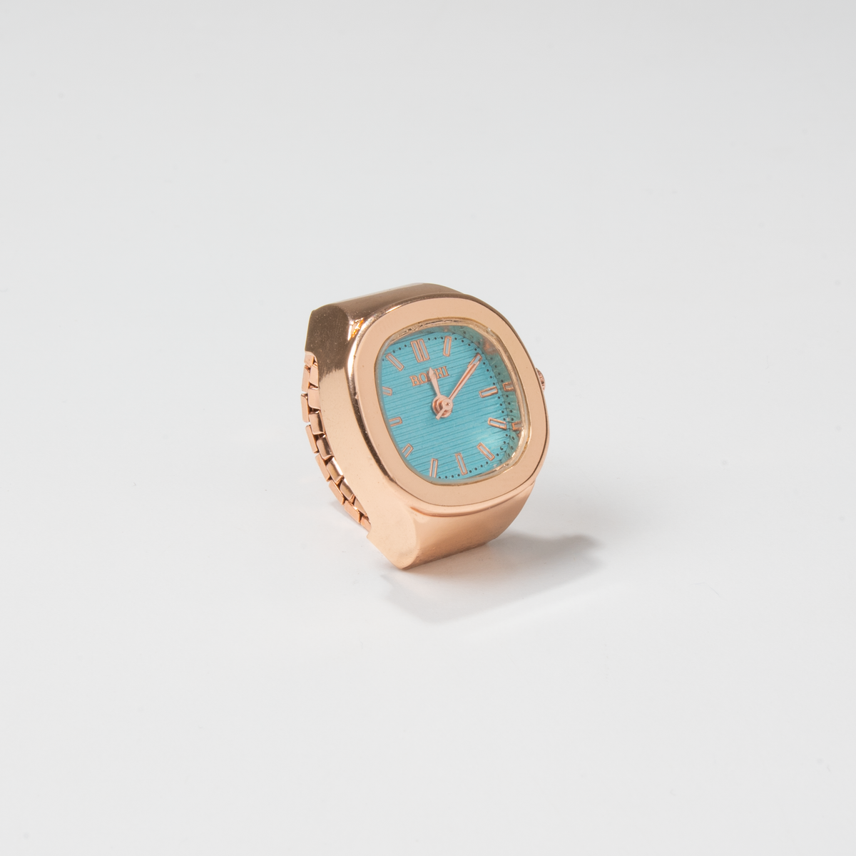 Anillo reloj Nautilus Oro Rosa Azul — Bozhi Time (imagen 3)