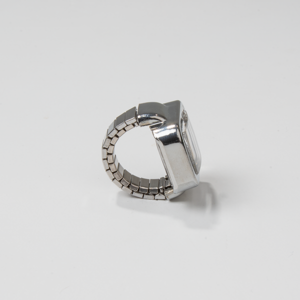 VINTAGE ANILLO | PLATA BLANCO