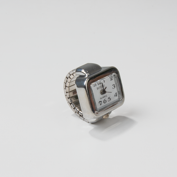 VINTAGE ANILLO | PLATA BLANCO
