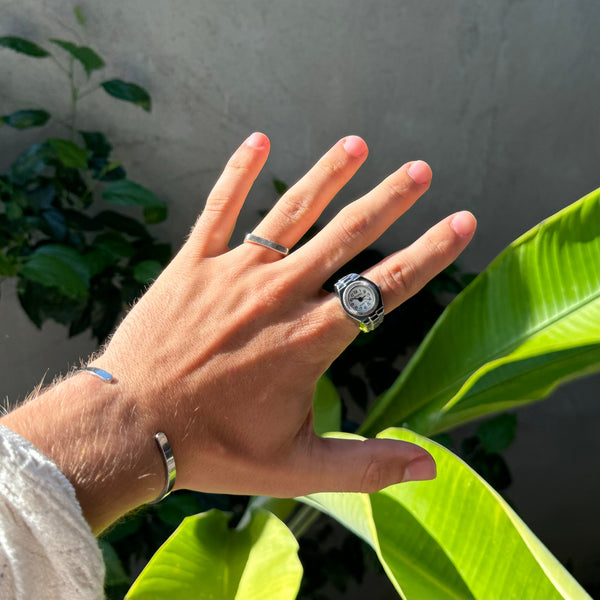 MILANO ANILLO | PLATA BLANCO
