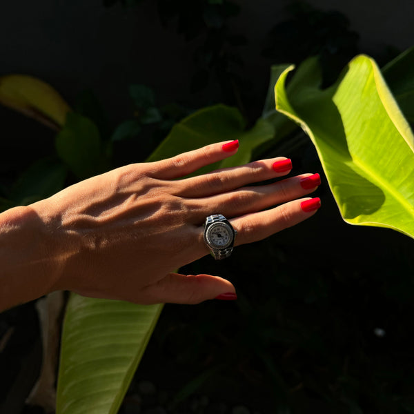 MILANO ANILLO | PLATA BLANCO