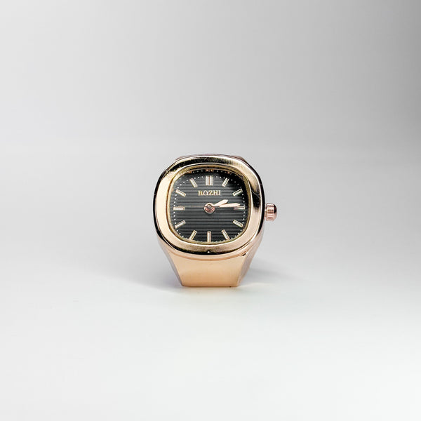 NAUTILUS ANILLO | ORO ROSA NEGRO