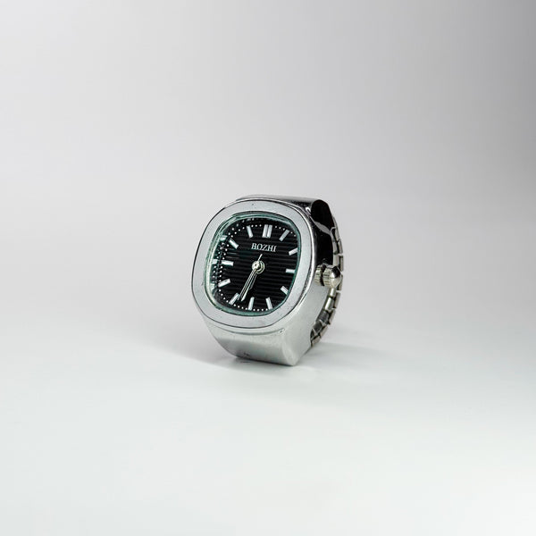 NAUTILUS ANILLO | PLATA NEGRA