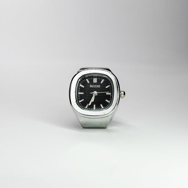 NAUTILUS ANILLO | PLATA NEGRA