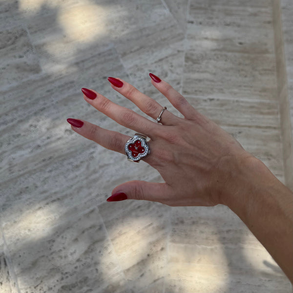 CLEEF ANILLO | PLATA ROJO
