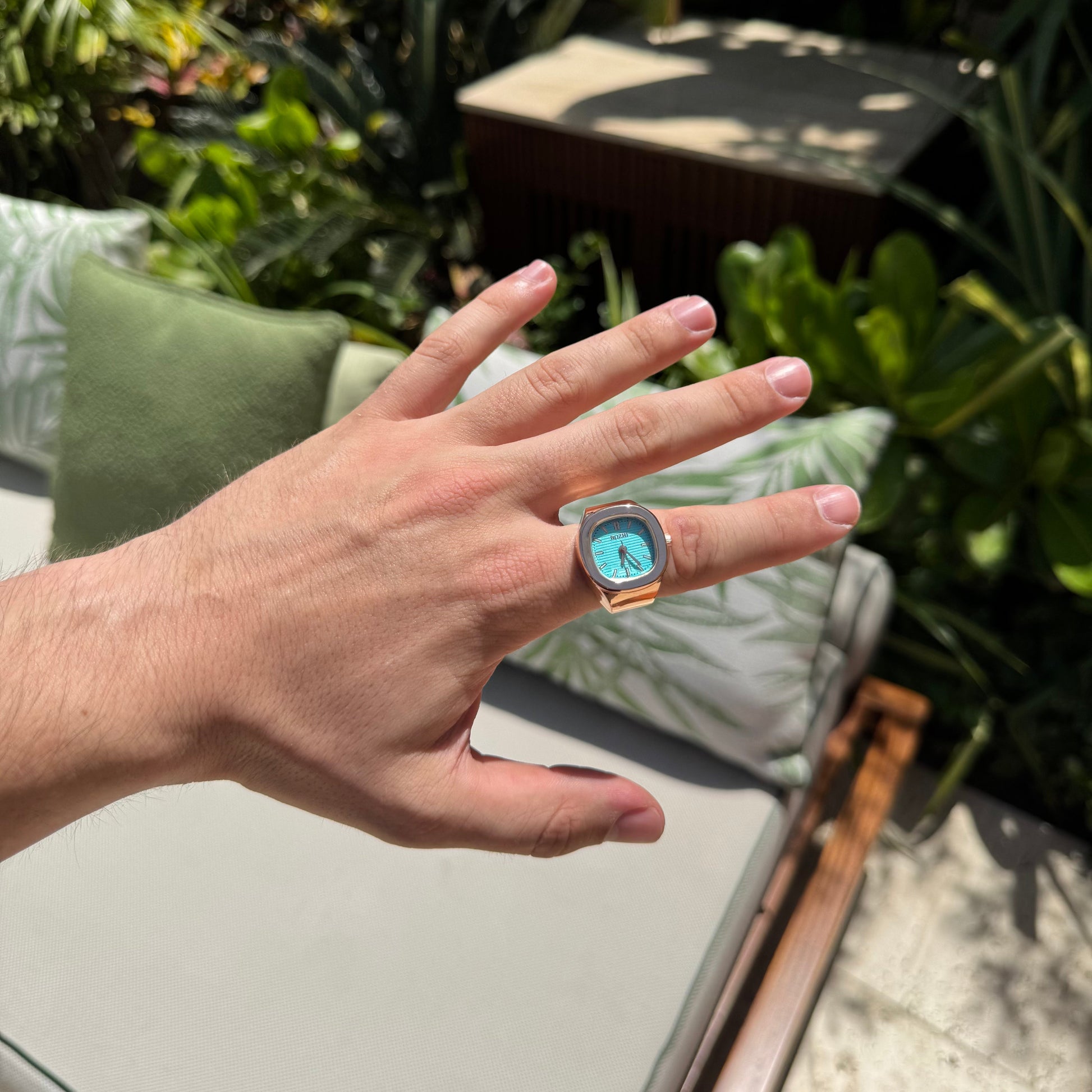 NAUTILUS ANILLO | PLATA AZUL