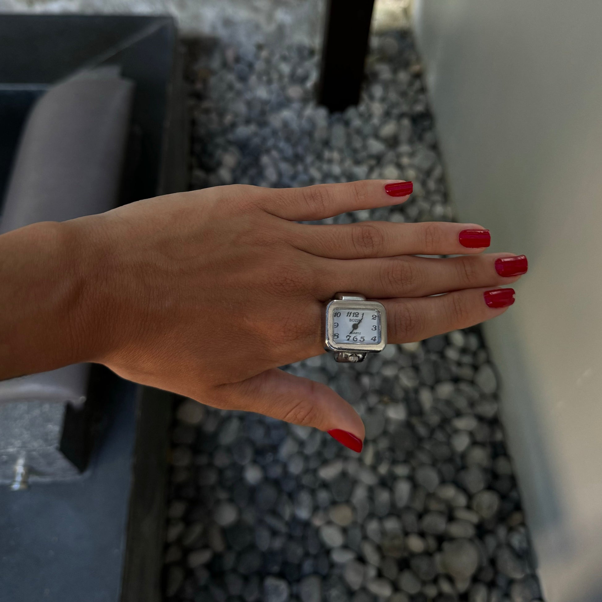 VINTAGE ANILLO | PLATA BLANCO