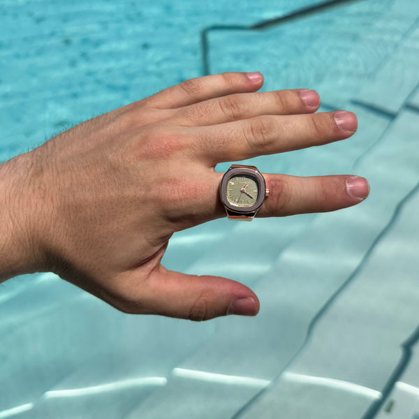 NAUTILUS ANILLO | ORO ROSA VERDE