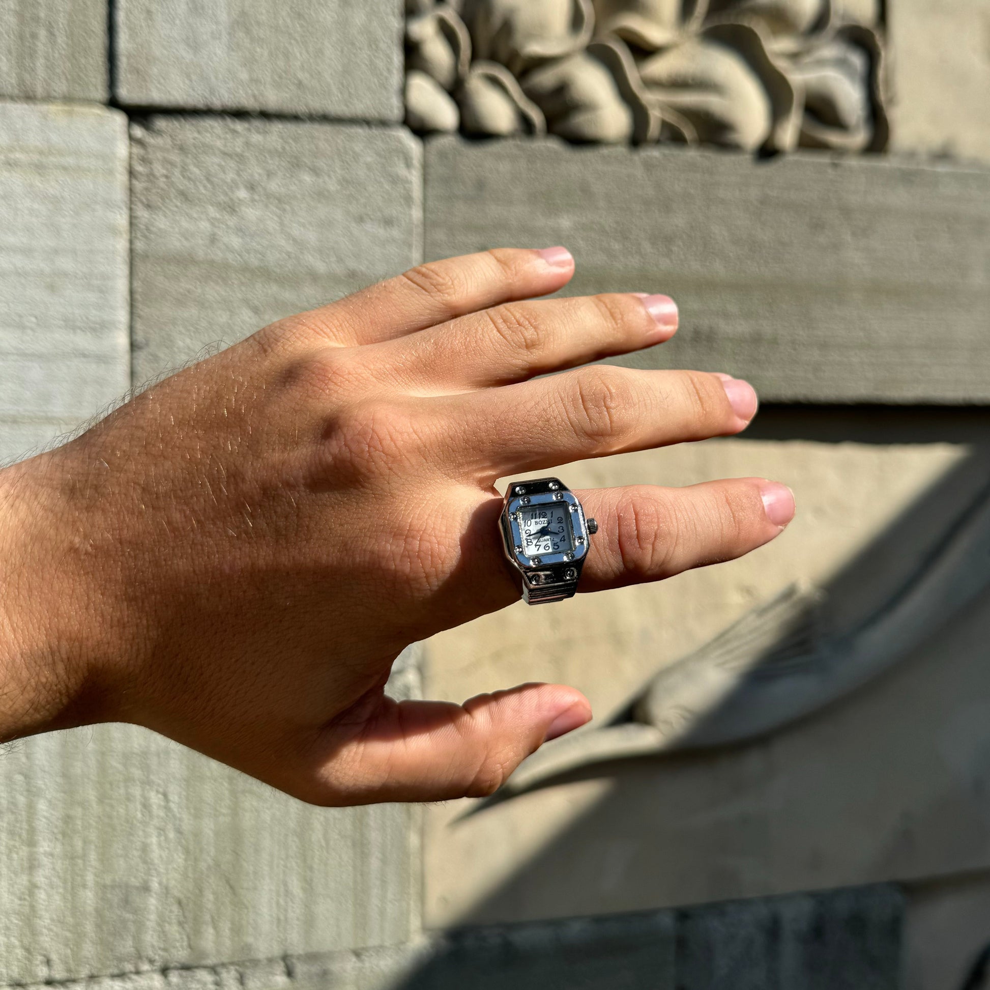 SANTOS ANILLO | PLATA BLANCO