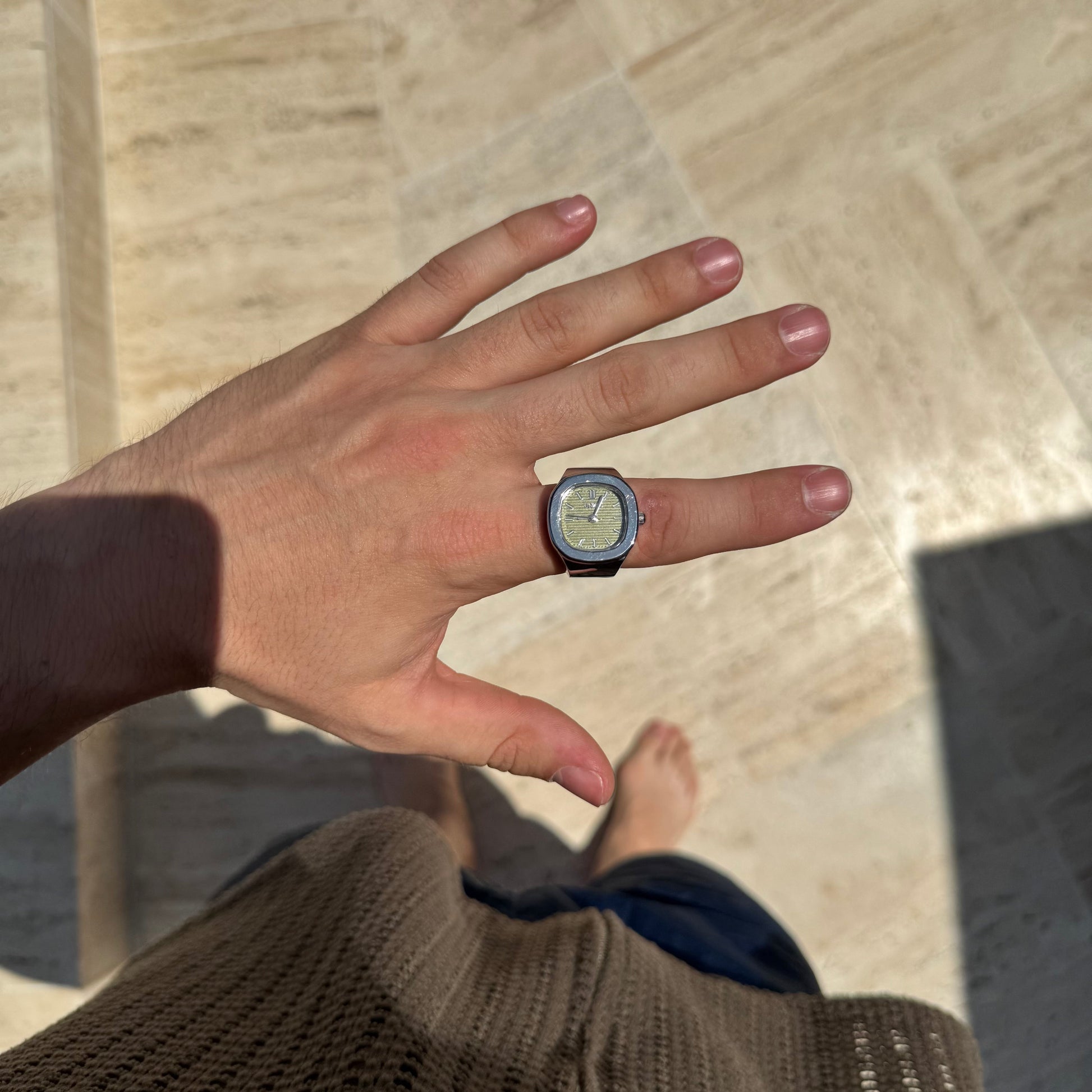 NAUTILUS ANILLO | PLATA VERDE