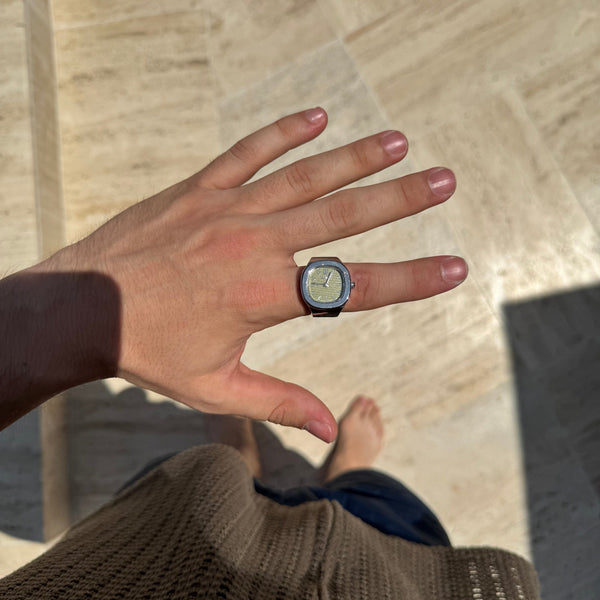 NAUTILUS ANILLO | PLATA VERDE