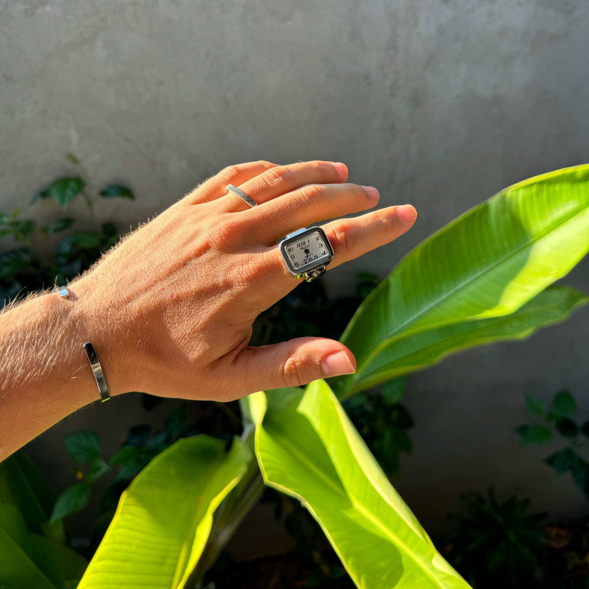 VINTAGE ANILLO | PLATA BLANCO