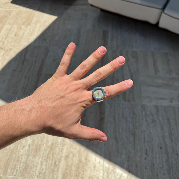 NAUTILUS ANILLO | PLATA VERDE