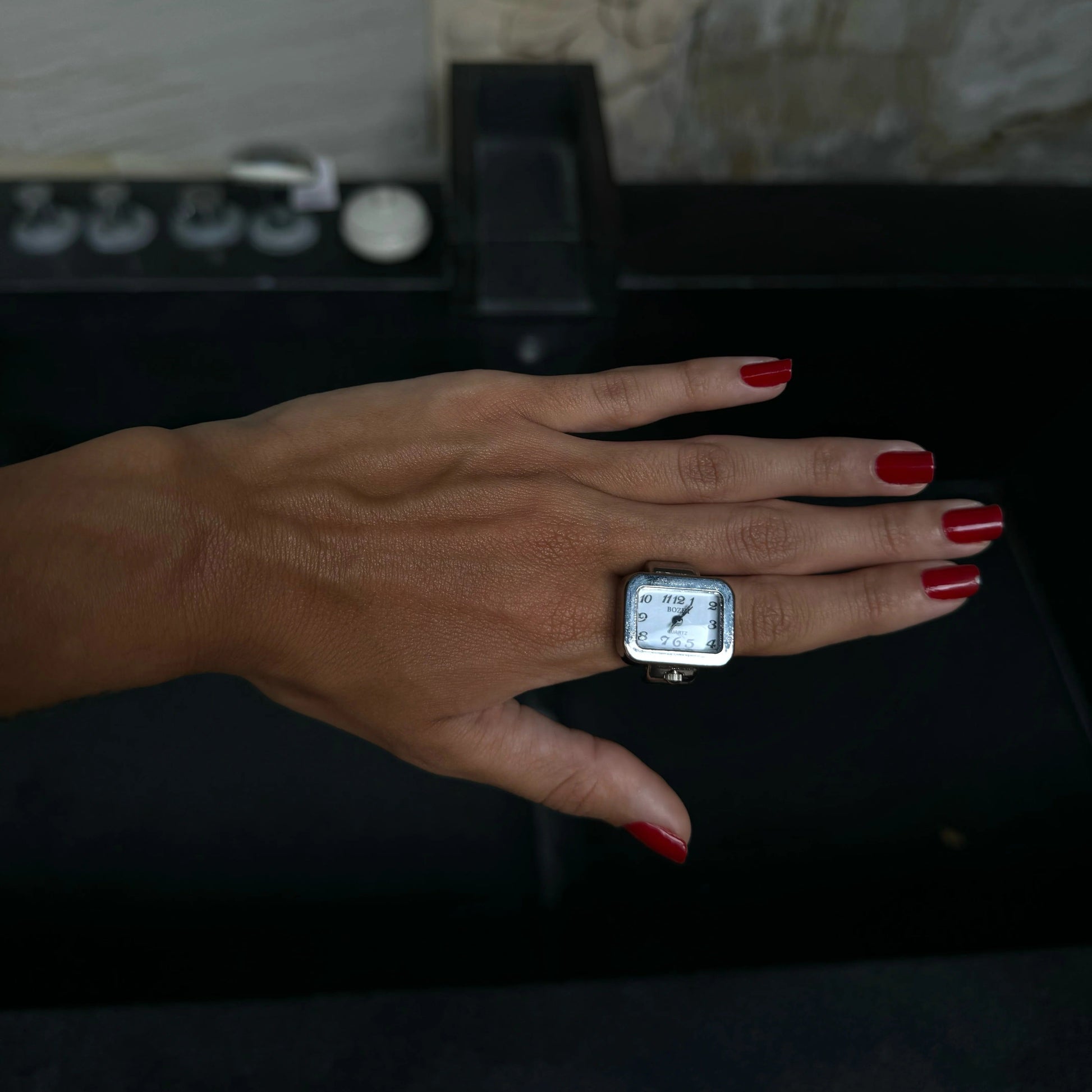 VINTAGE ANILLO | PLATA BLANCO